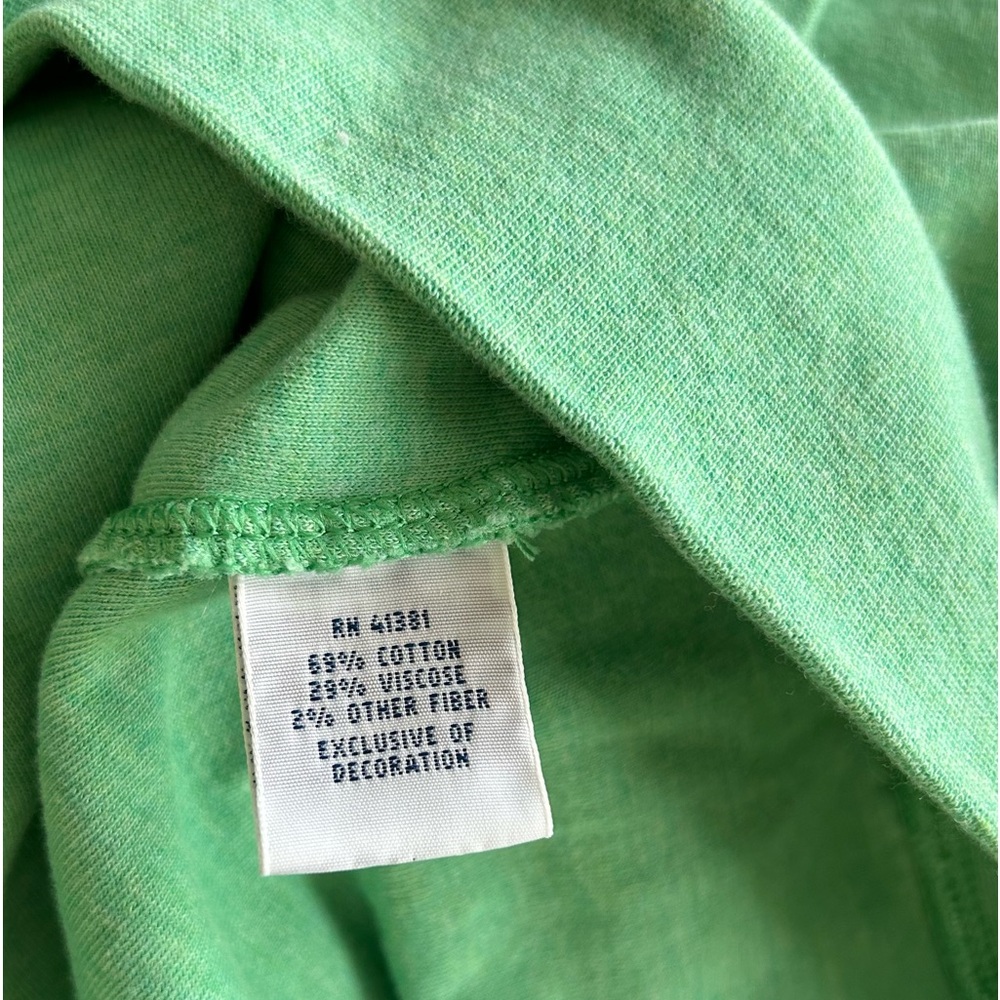Ralph Lauren Polo Textured Quarter Zip Sweater Long Sleeve Green Size XL - Picture 9 of 11